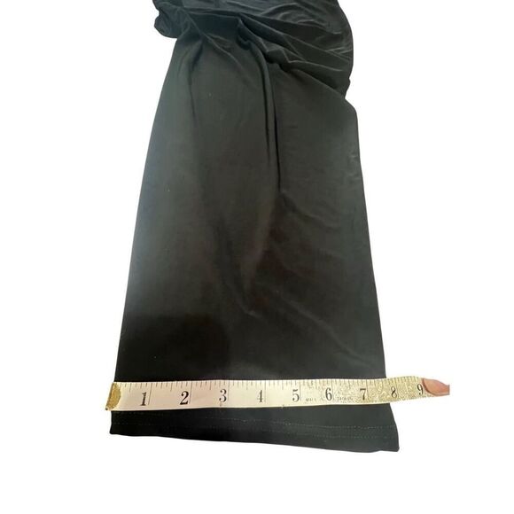 Boohoo lace Top  Low  Scalloped V Jumpsuit Black Sz 12 NWT - Picture 5 of 7